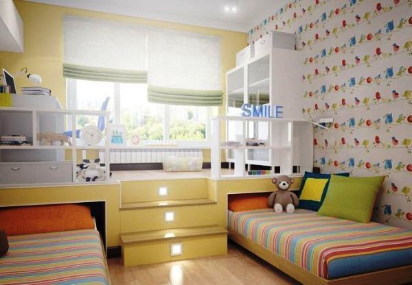 Для дитячих спалень можна вибрати як звичайні ліжка, так і двоповерхові